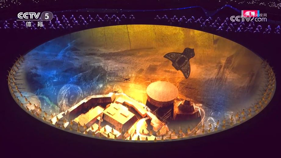 杭州亚运会开幕式数字烟花点亮夜空 数实融合点