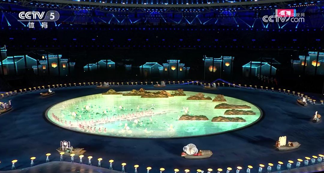 杭州亚运会开幕式数字烟花点亮夜空 数实融合点