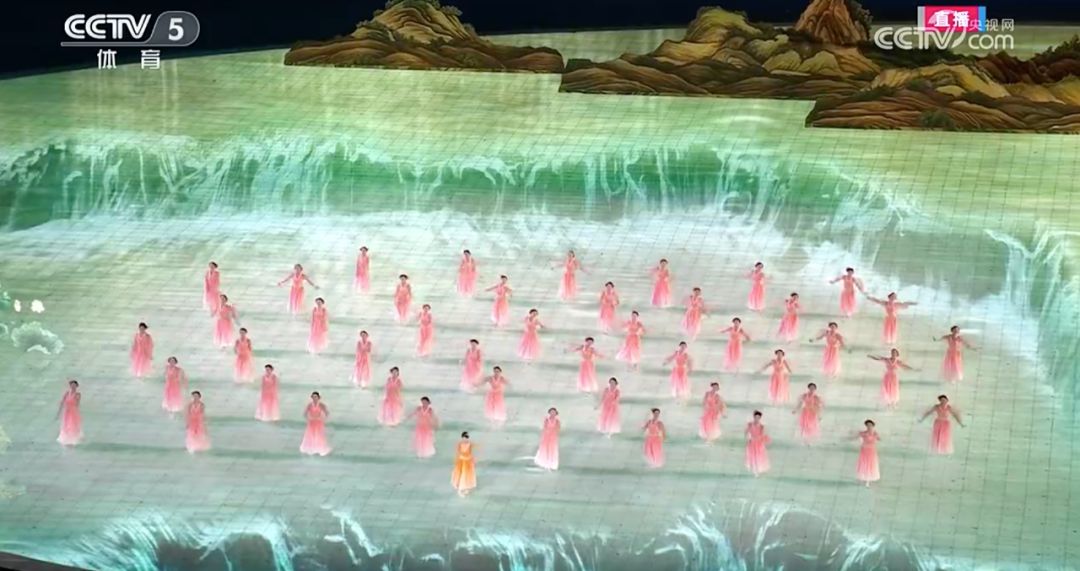 杭州亚运会开幕式数字烟花点亮夜空 数实融合点